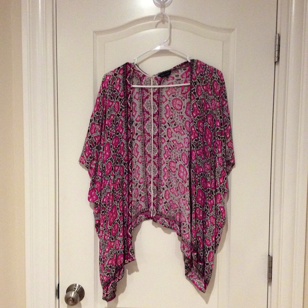 New Look Pink Patterned Cardigan